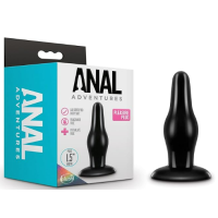 Anal Adventures Pleasure Plug - Black Anal Adventures Pleasure Plug - Black